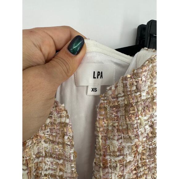 REVOLVE LPA Dress 691 Tweed Strapless - Picture 4 of 7